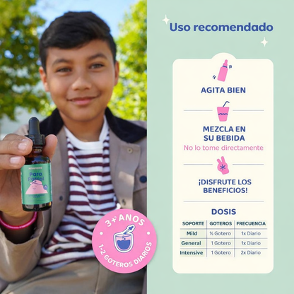Limpieza Digestiva Líquida Natural para Niños – Apoyo Suave para el Bienestar Intestinal